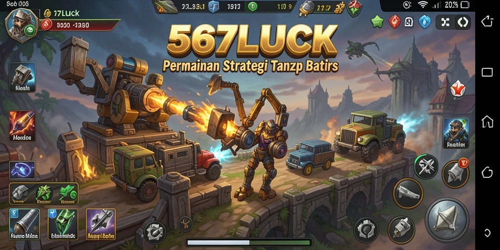 Tampilan gameplay seru dalam 567LUCK, menampilkan strategi yang menarik.