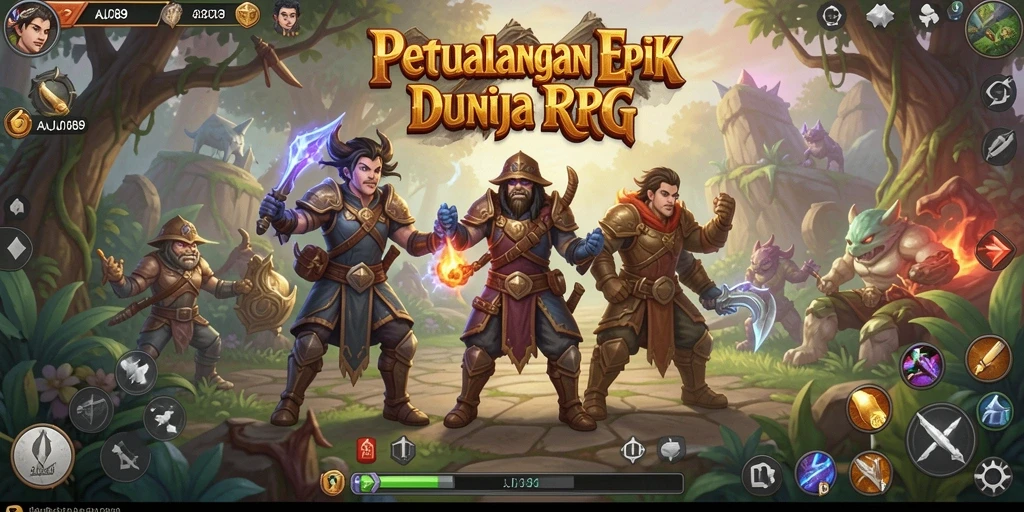 Tangkapan layar AJO89 menunjukkan aksi pertempuran yang mendebarkan.