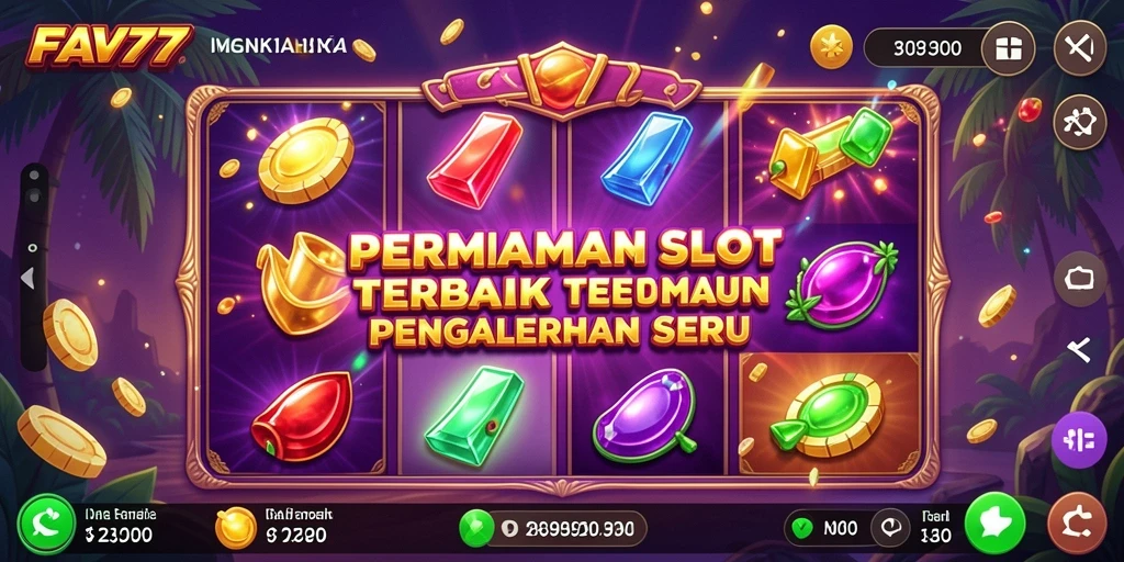 Tampilan permainan FAV77 yang menarik dengan berbagai tema slot.
