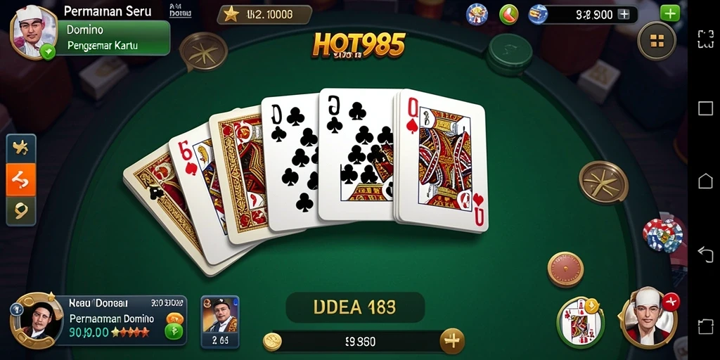 Tangkapan layar utama HOT985 menampilkan gameplay seru memungkinkan pemain bersaing.