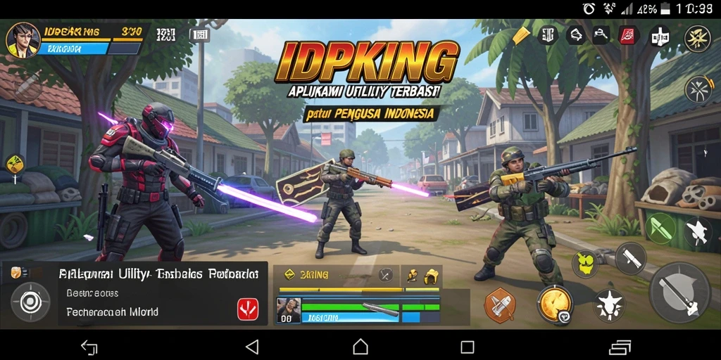 Tampilan antarmuka utama IDPKING dengan fitur-fitur Utility.