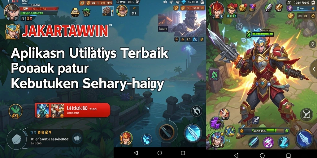 Tampilan utama <strong>JAKARTAWIN</strong> dengan fitur-fitur utilitas yang memudahkan pengguna.