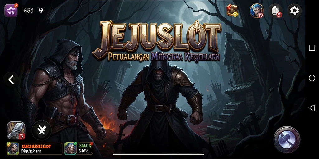 Screenshot menampilkan gameplay horor yang mencekam dan penuh ketegangan.