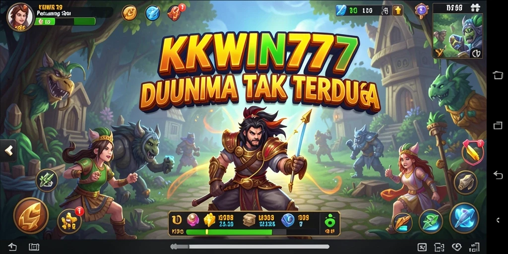 Tampilan gameplay KKWIN777 yang menakjubkan dalam petualangan seru.