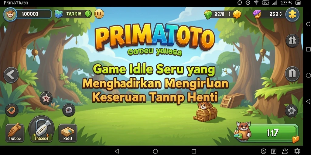 Tampilan gameplay <strong>PRIMATOTO</strong> yang menarik dan penuh warna.