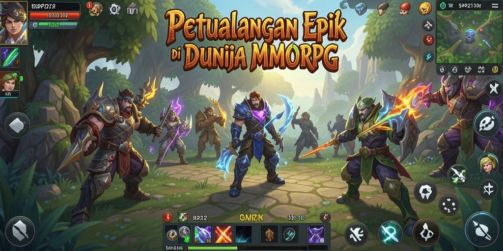 Tampilan gameplay menarik dari SP212 dalam dunia MMORPG.
