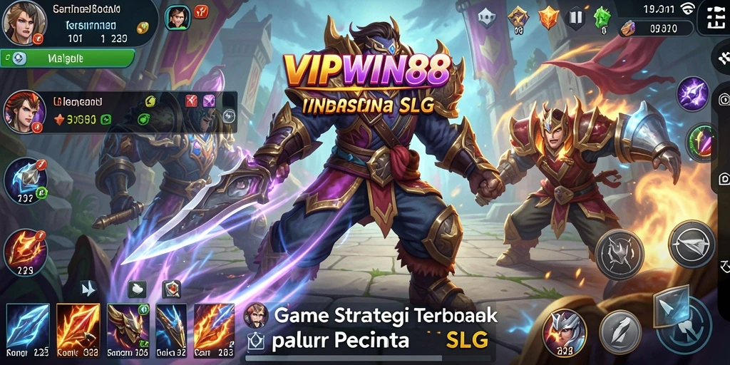 Gambar menunjukkan momen mendebarkan dalam gameplay SLG.
