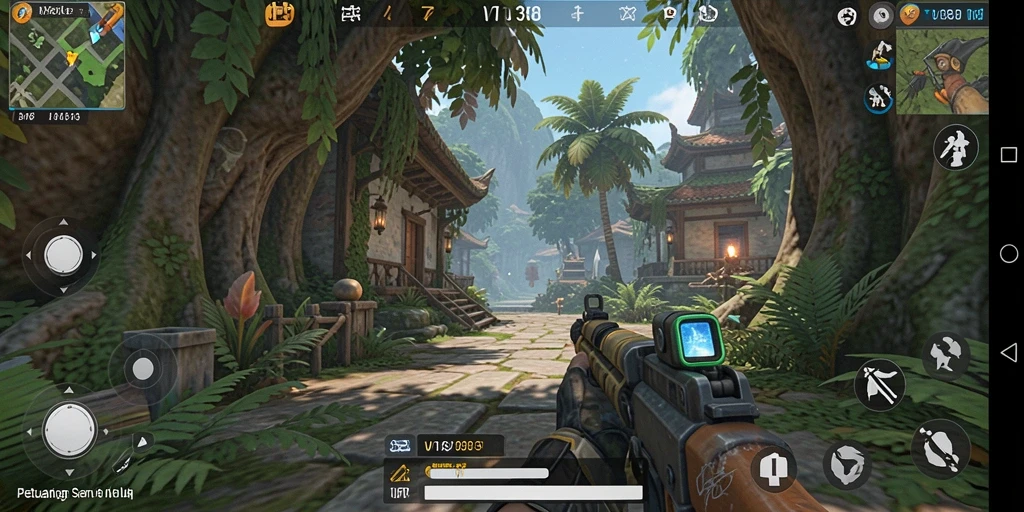 Tampilan screenshot game TPS yang menegangkan di VT38.